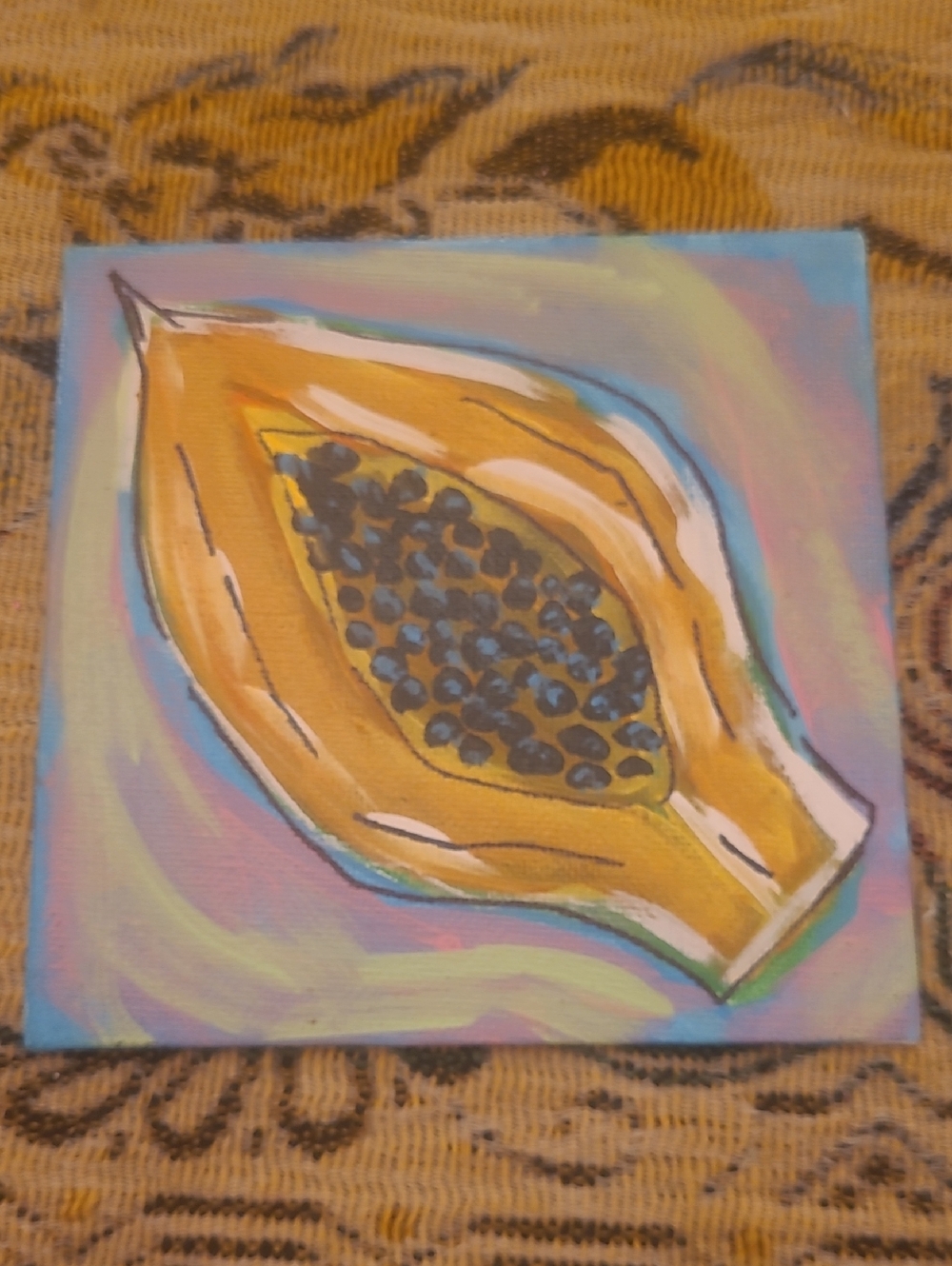 Hand-Painted 5 X 5 Canvas Board Art Any Three $10 ITEMS FOR $15 Mix And Match